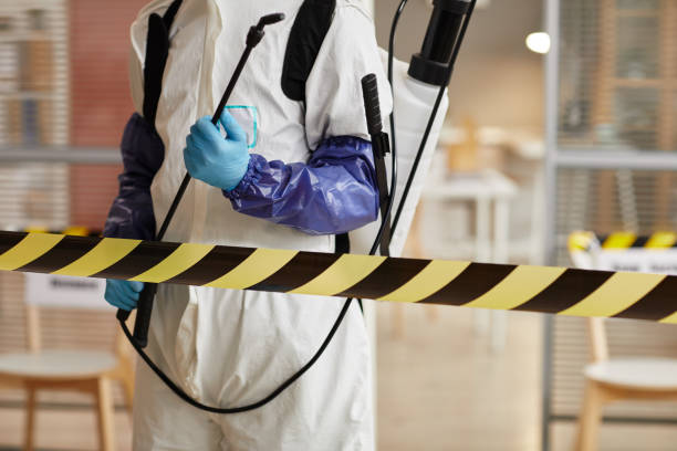 Professional Biohazard Cleanup technician working in Bellaire, TX